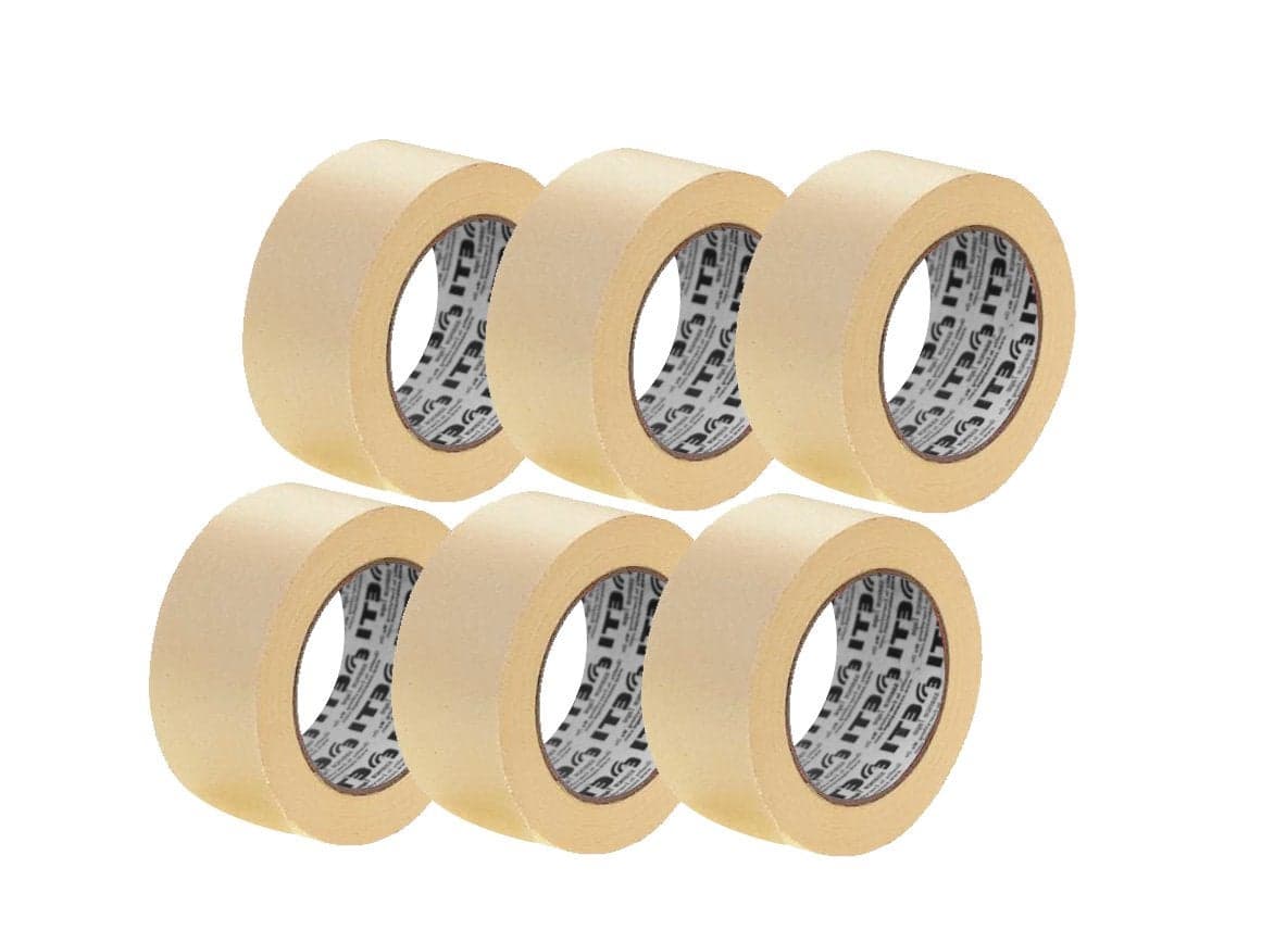 ETI Masking Tape for Carpenters & Painters 24 Roll of 48mm X 20Mtr