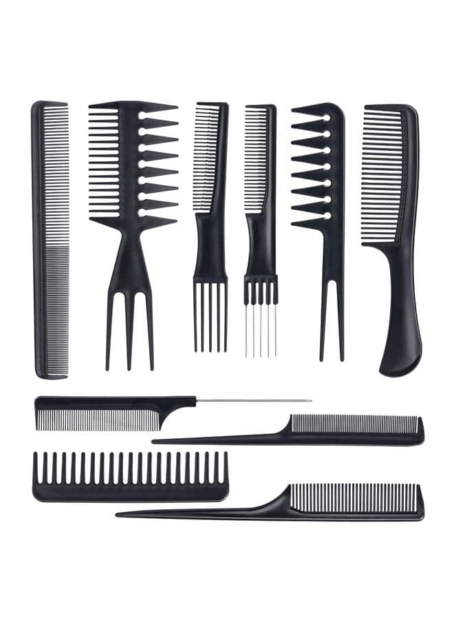 Oneleaf Styling Hair Comb 10PCS Hair Stylists Professional Styling Comb Set Variety Pack Great for All Hair Types & Styles