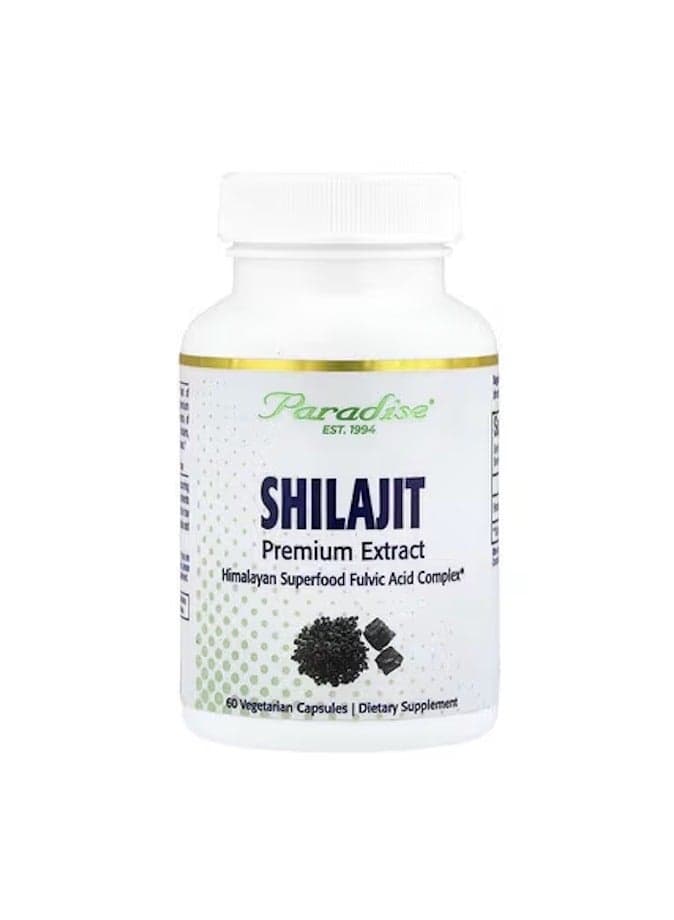 Paradise Herbs, Shilajit Premium Extract, 250 mg, 60 Vegetarian Capsules