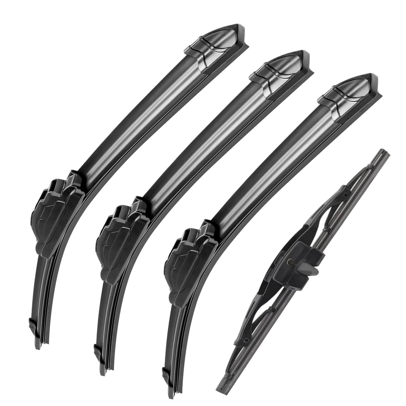 ATTKE Front Wiper Blades and Rear Wipers for Toyota FJ Cruiser 20072014 OEM Wiper Blade 16 14 14 10 4 Wiper Blades