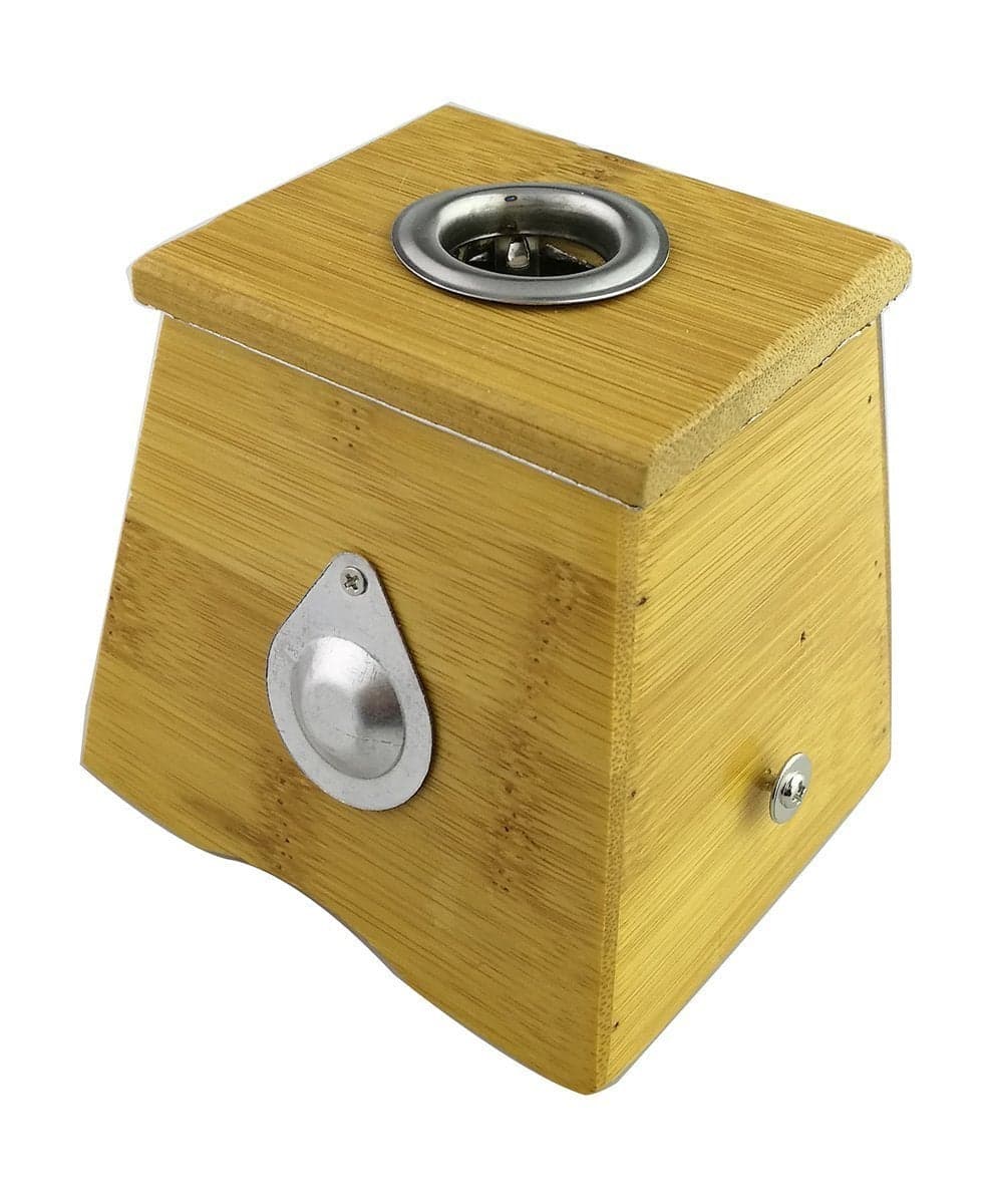 Winterworm® Bamboo One Hole Healing Box for Moxa Moxibustion Medicine Therapy