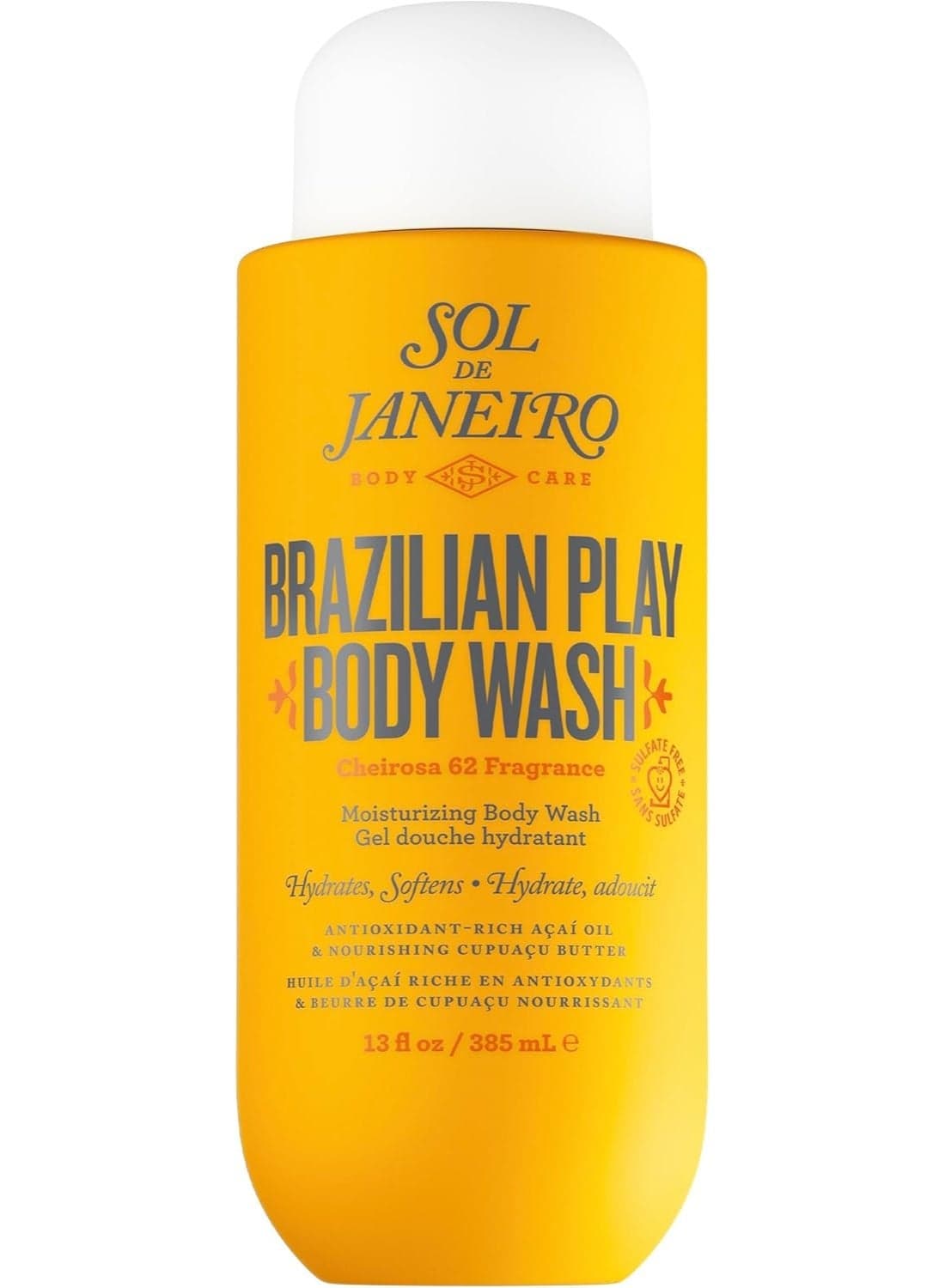 Brazilian Play Moisturizing Shower Cream Gel Body Wash 385mL/13.0 fl oz.