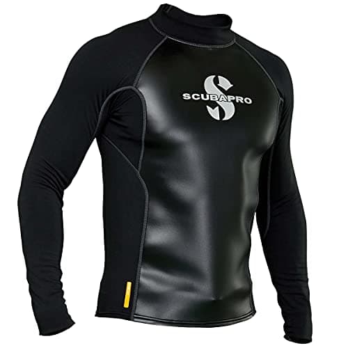 SCUBAPRO Mens Hybrid Thermal Diving Top LongSleeve 3XLarge Black