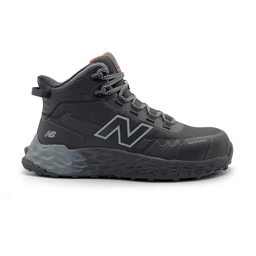 New Balance Fresh Foam Cremorne Composite Toe Safety Shoes for Women - Non Slip, Electrical Hazard - Black, Mid