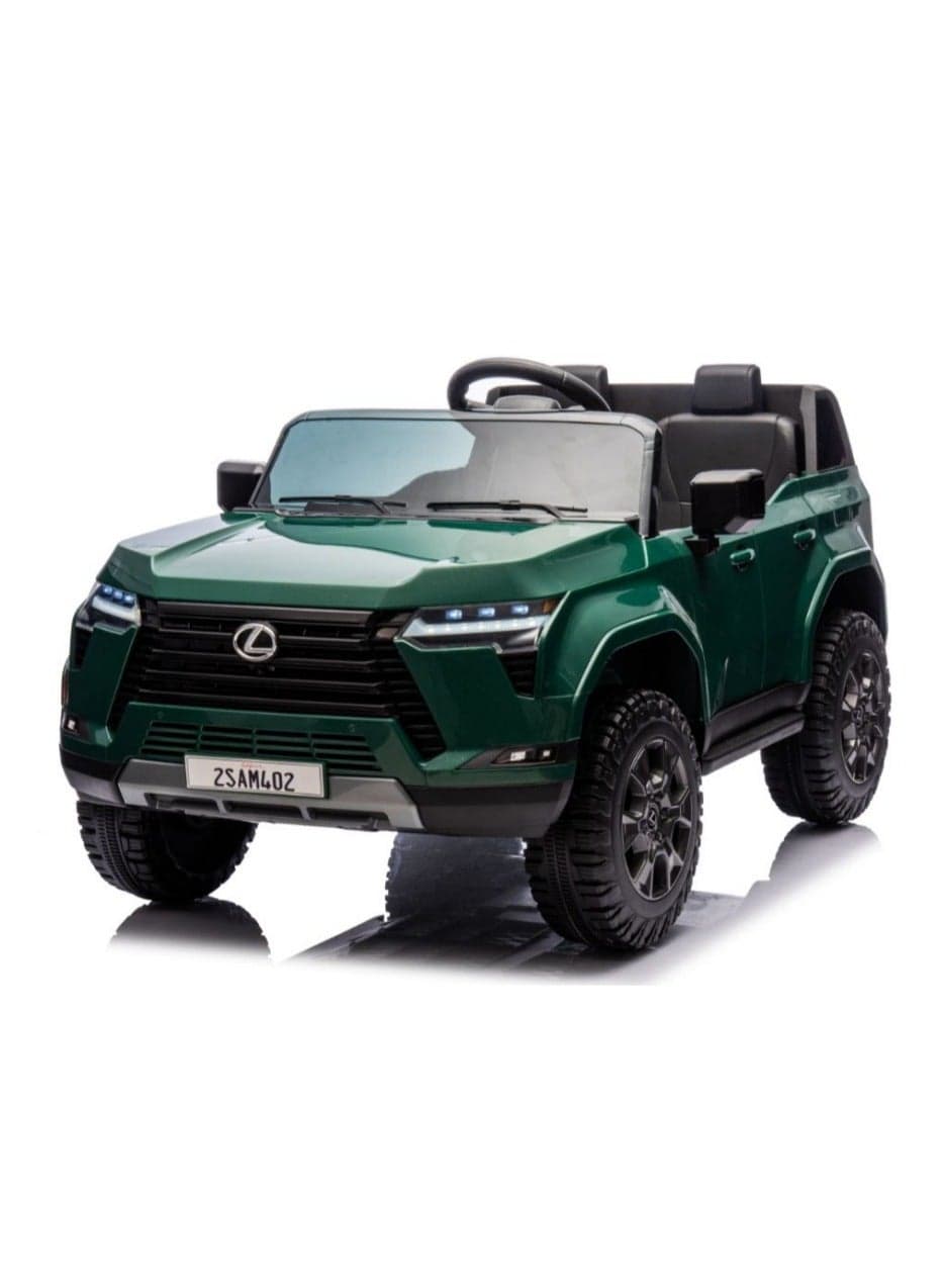 Lexus GX550 12V Kids Electric Ride-On Car with Remote Control, EVA Wheels & Suspension – green