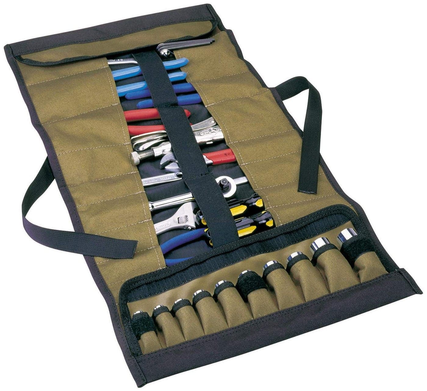 Clc Custom Leathercraft 1173 Socket Tool Roll Pouch 32 Pocket