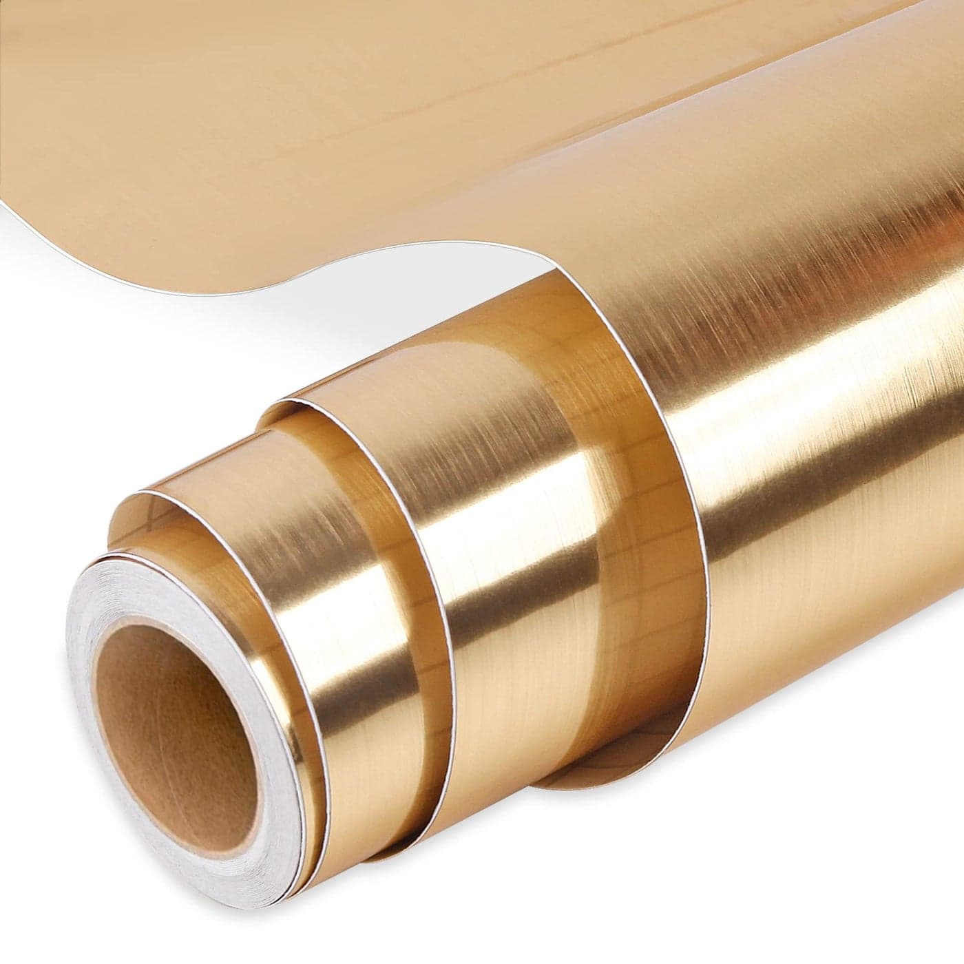 Prime Vinyl Gold Permanent Vinyl Brushed Gold Vinyl for Cricut 12 x 10 FT Metallic Adhesive Vinyl for Silhouette Cameo Decor Sticker Cutting Machine Home Decal