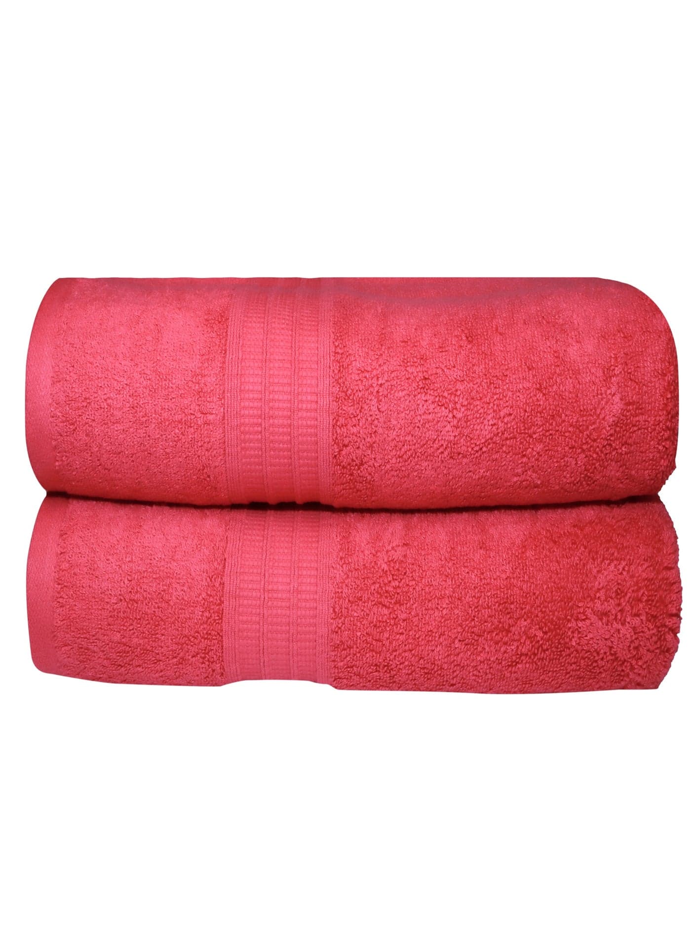 Bliss Casa Bath Towels (2 Pack, 80 x 160 cm) - 650 GSM Bathroom Towel Set - 100% Cotton 20/D Ring Spun Luxury Towels Set Highly Absorbent, Quick Dry and Soft Feel Bathroom Towels