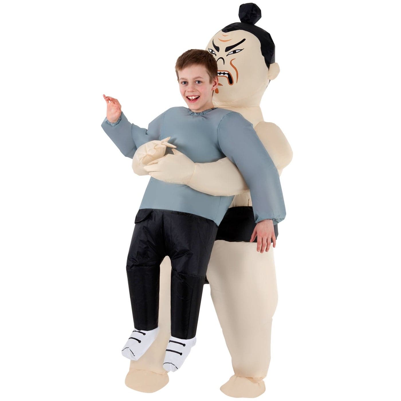 Morph Costumes Sumo Wrestler Kids Inflatable Costume Great Illusion Fancy Dress Outfit One size fits most Children upto 5ft