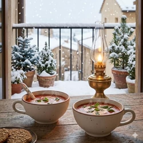 miah decor " The Bhumi Collection Stoneware Handcrafted Matte Finish Soup Bowls with Handles-Set of 2| Microwave Safe, Dishwasher Safe |MD-678|