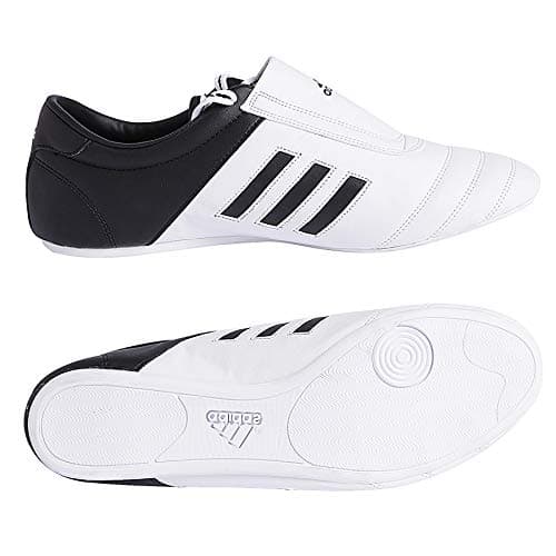 adidas Taekwondo Karate Training Shoes, Unisex, Gym, Trainers, Kung Fu, Tai Chi, Martial Arts, Sport Lightweight Shoes Adi-Kick, Non-Slip, Light & Breathable, White, Womens 8