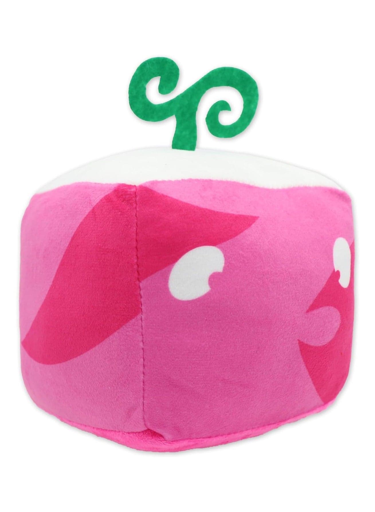 2024 New Fruit Plush Toy,6 in / 15 cm Blox Plush Stuffed Animal Plush Toy, Soft Fruit Hug Plush Pillow Toy for Kids Fans Adult Birthday Collectible Gift - Pink Green Leaf Style