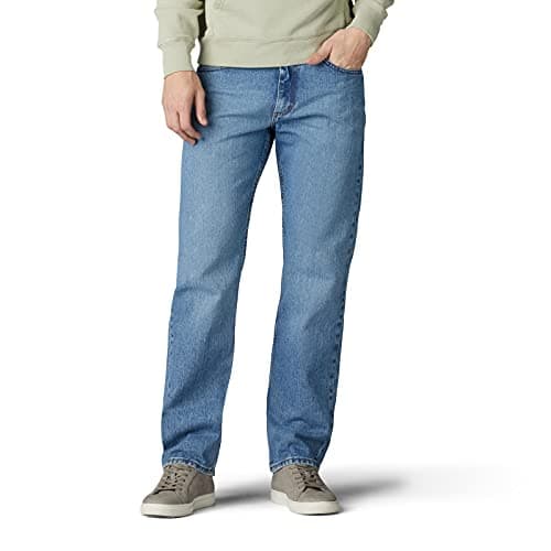 Lee Men's Regular Fit Straight Leg Jean, Vintage Stone, 29W x 30L