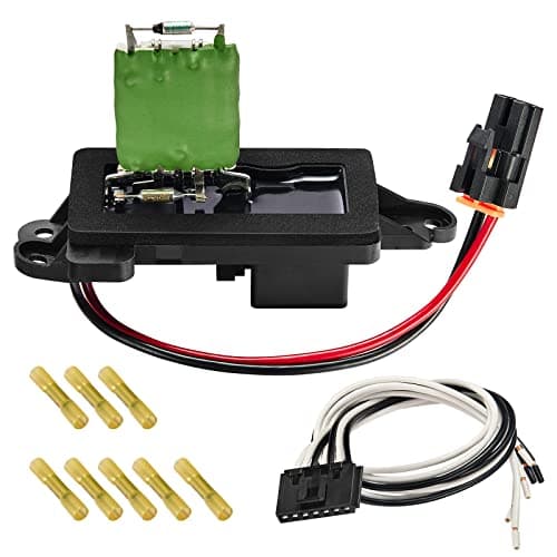 BDFHYK AC Heater Blower Motor Resistor 973405 Compatible with Escalade Silverado Avalanche Suburban Tahoe Yukon Sierra Blower Control Module Replace 89019088 15-81086