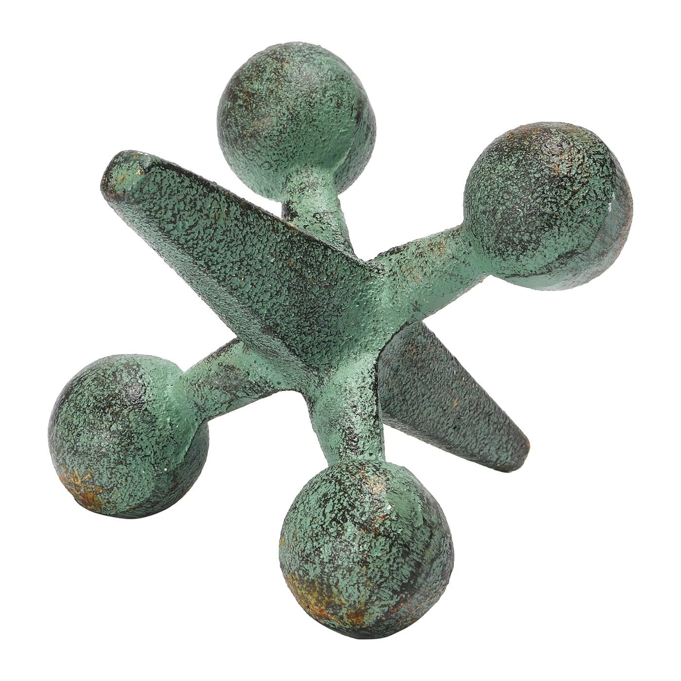 Creative CoOp Cast Iron Jack Accent Green