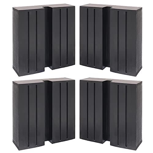 Five Bananas Jack Rubber Pad, Car Black Anti-Slip Rail Pinch Weld Adapter Support Block Heavy Duty for Car Lift (4 Pack, 5#)