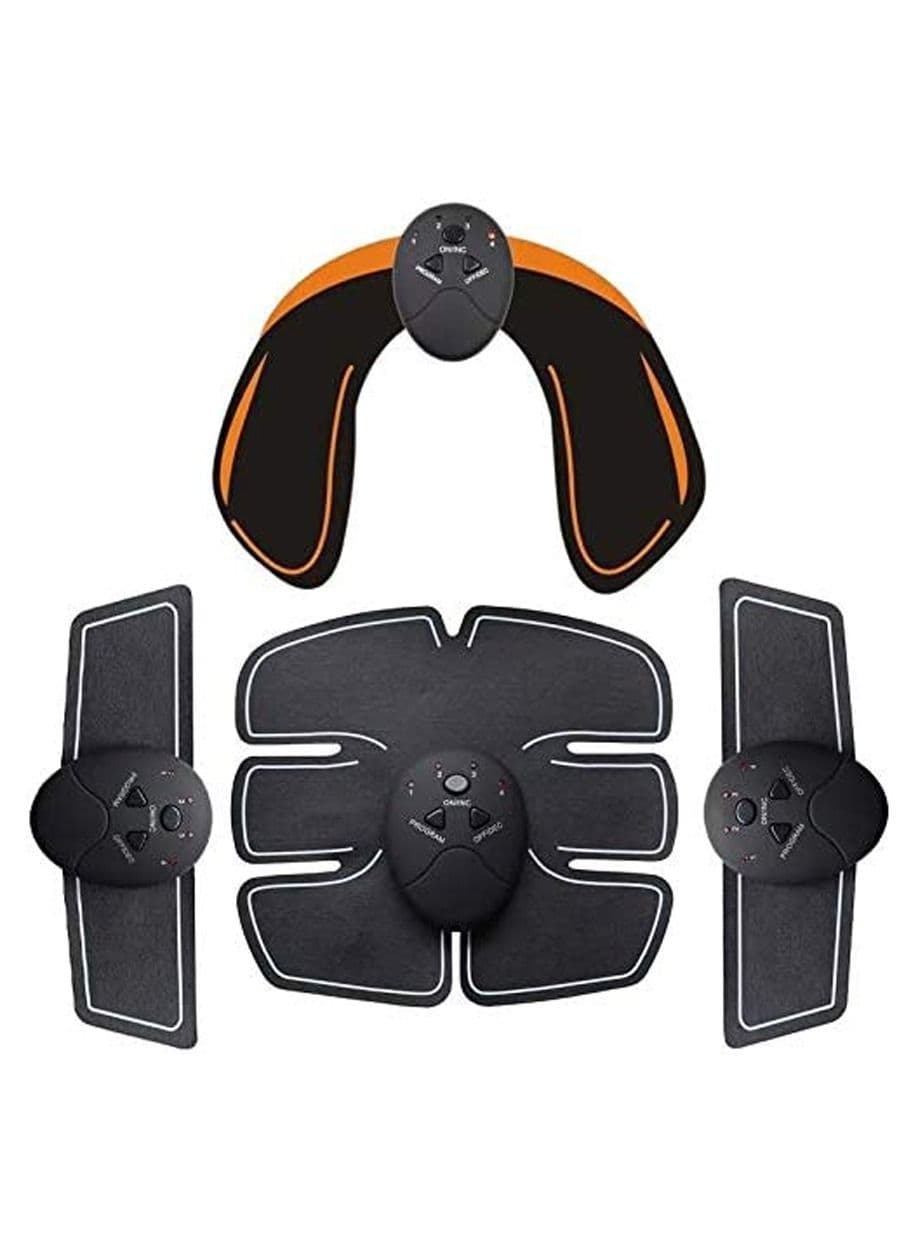 ABS Stimulator Ab Stimulator Muscle Toner Rechargeable Muscle Trainer Ultimate Abs Stimulator for Men Women Abdominal Work Out Ads Power Fitness Abs Muscle Training Gear ABS Workout Equipment Portable