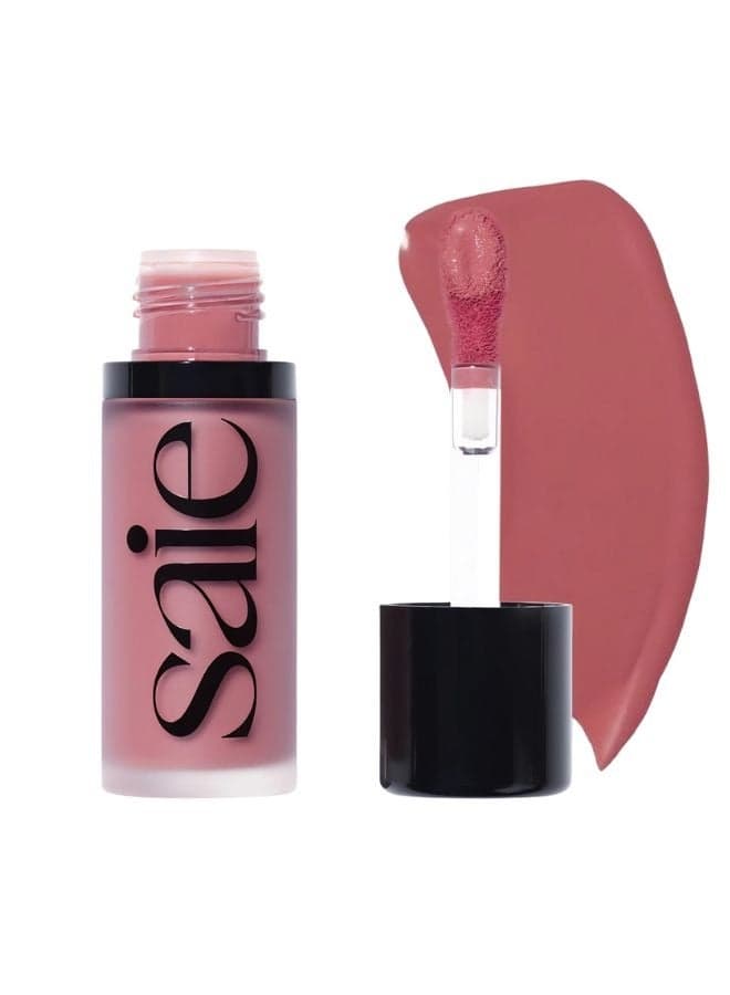 SAIE Dew Blush - Lightweight Blendable Liquid Blush, Chilly - mauve11g for a Natural Glow