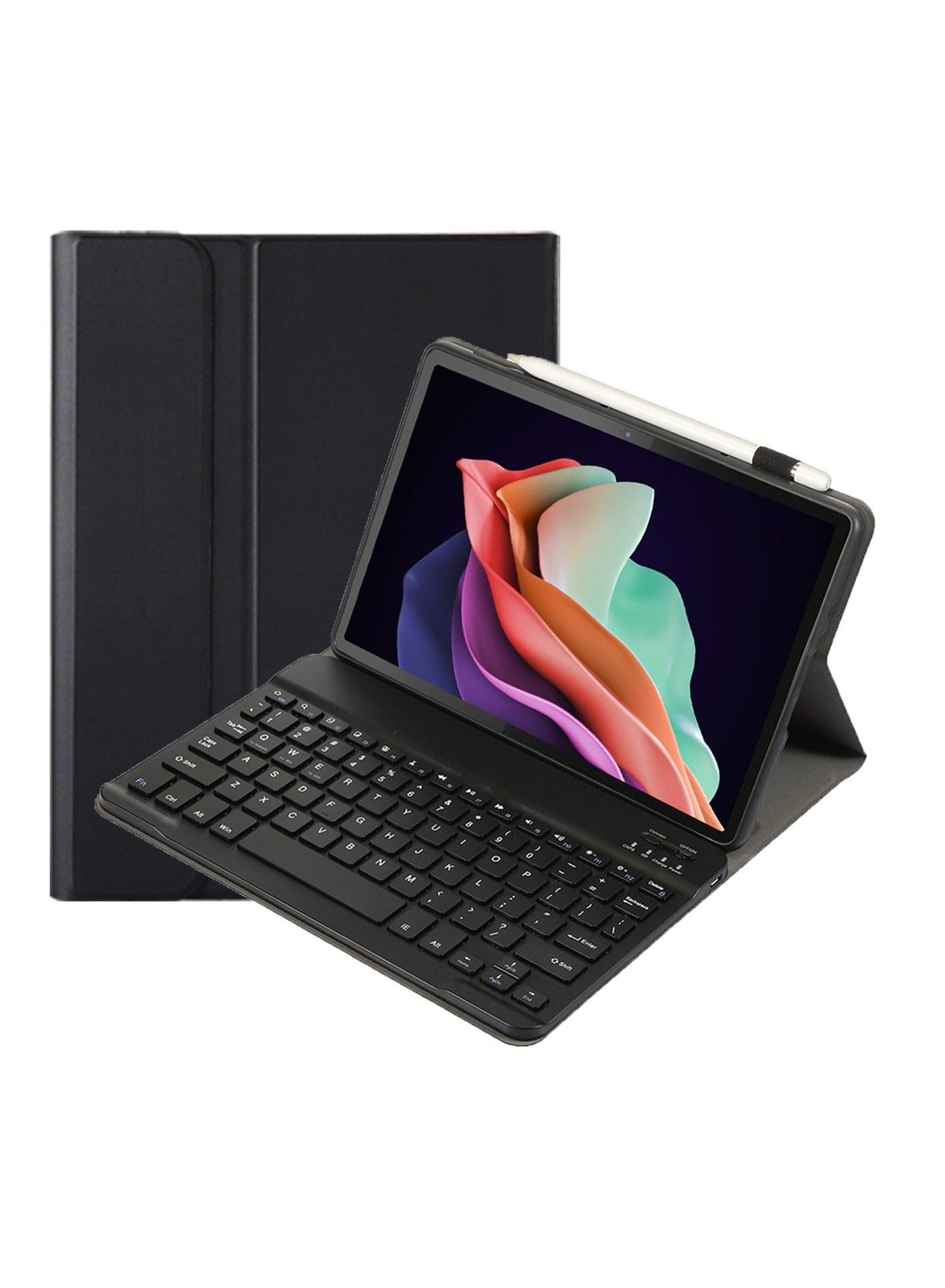 YHFZR Keyboard Case for Mi Pad 6/6 Pro - (QWERTY Layout) Slim Flap with Detachable Wireless Keyboard Stand Case for Mi Pad 6/6 Pro 11 inches