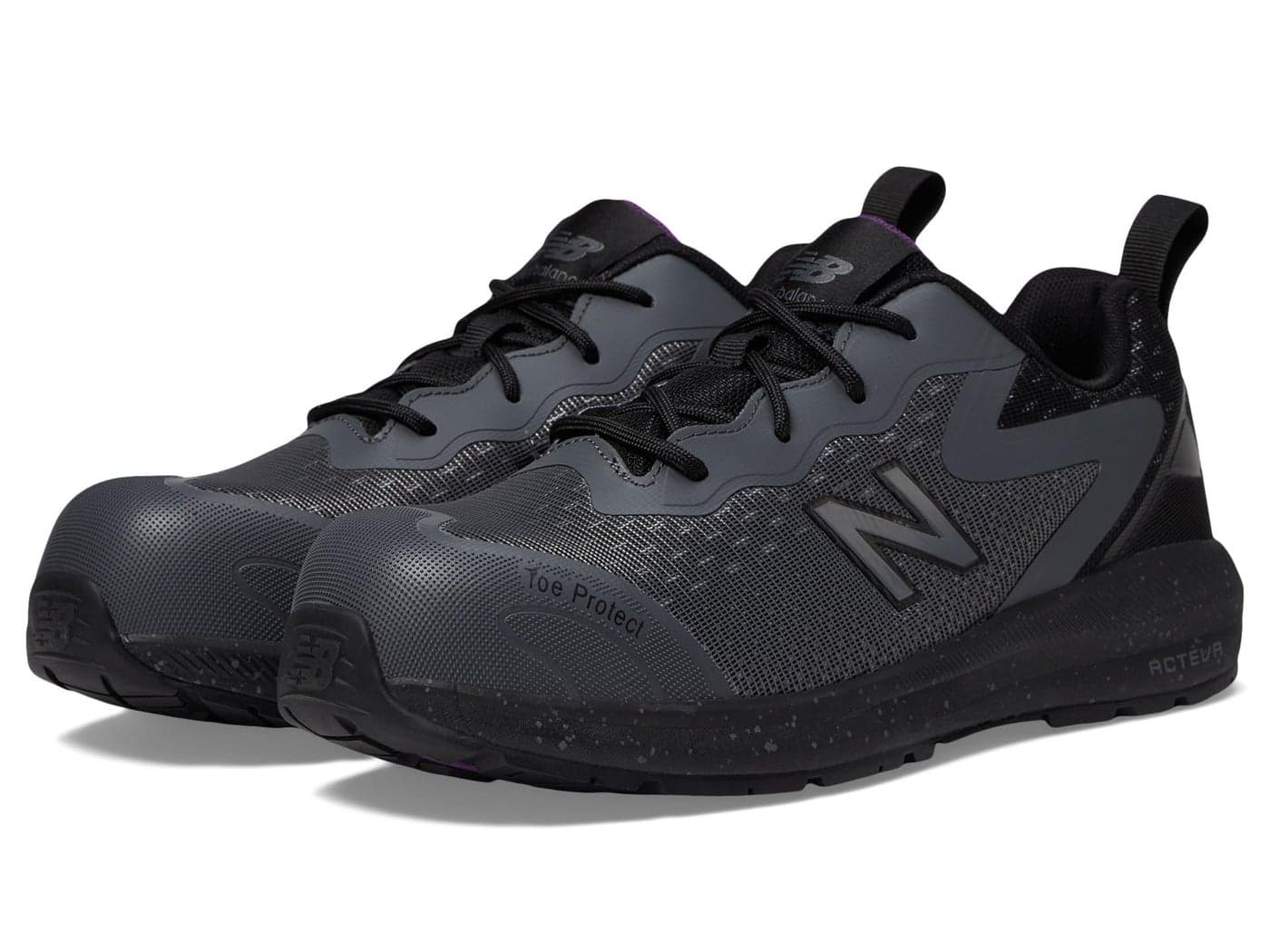 New Balance Womens Composite Toe Logic Industrial Shoe Cool GreyBlack SD 75