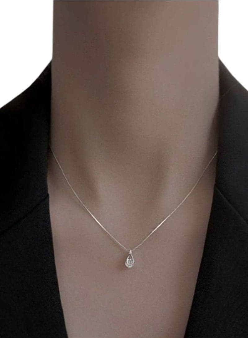 Stainless Steel Drop Dangle Necklace for Women 1pc