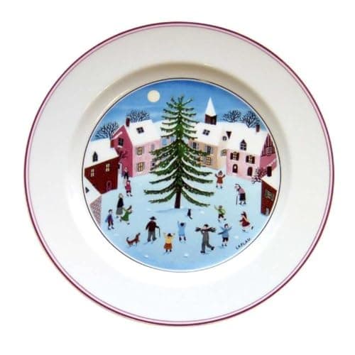 Villeroy & Boch Naif Christmas Salad Plate, 8.25"