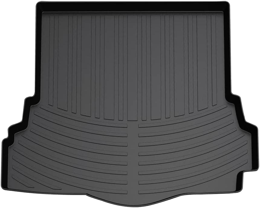 Mixsuper All Weather Cargo Liner - Custom Fit Trunk Mat for Ford Fusion (2013-2020), Platinum (2017-2018), Sport (2017-2020) - Black