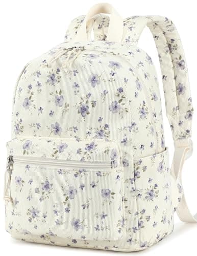 BTOOP Mini Backpack Women Girls Waterresistant Small Backpack Purse Shoulder Bag for Womens Adult Kids School Travel Purple Floral201