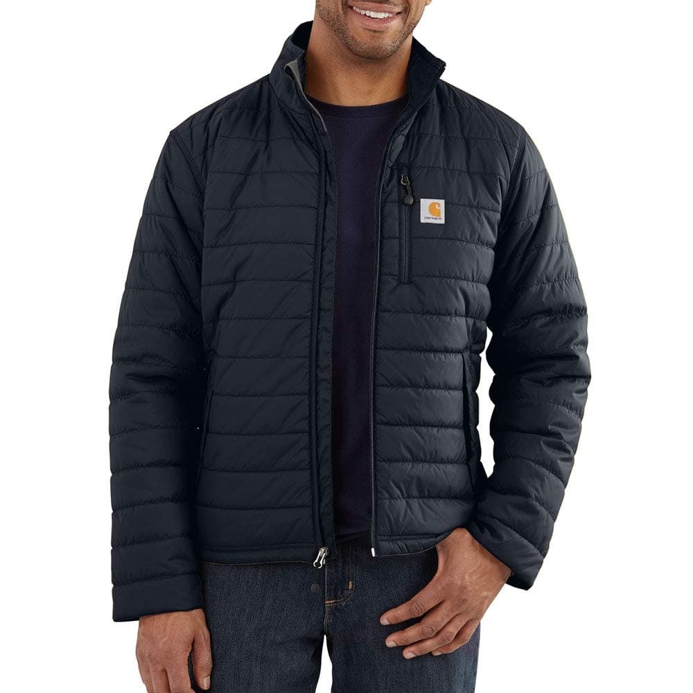Carhartt Mens Rain Defender Relaxed Fit Lightweight Insulated JacketNavyXLarge