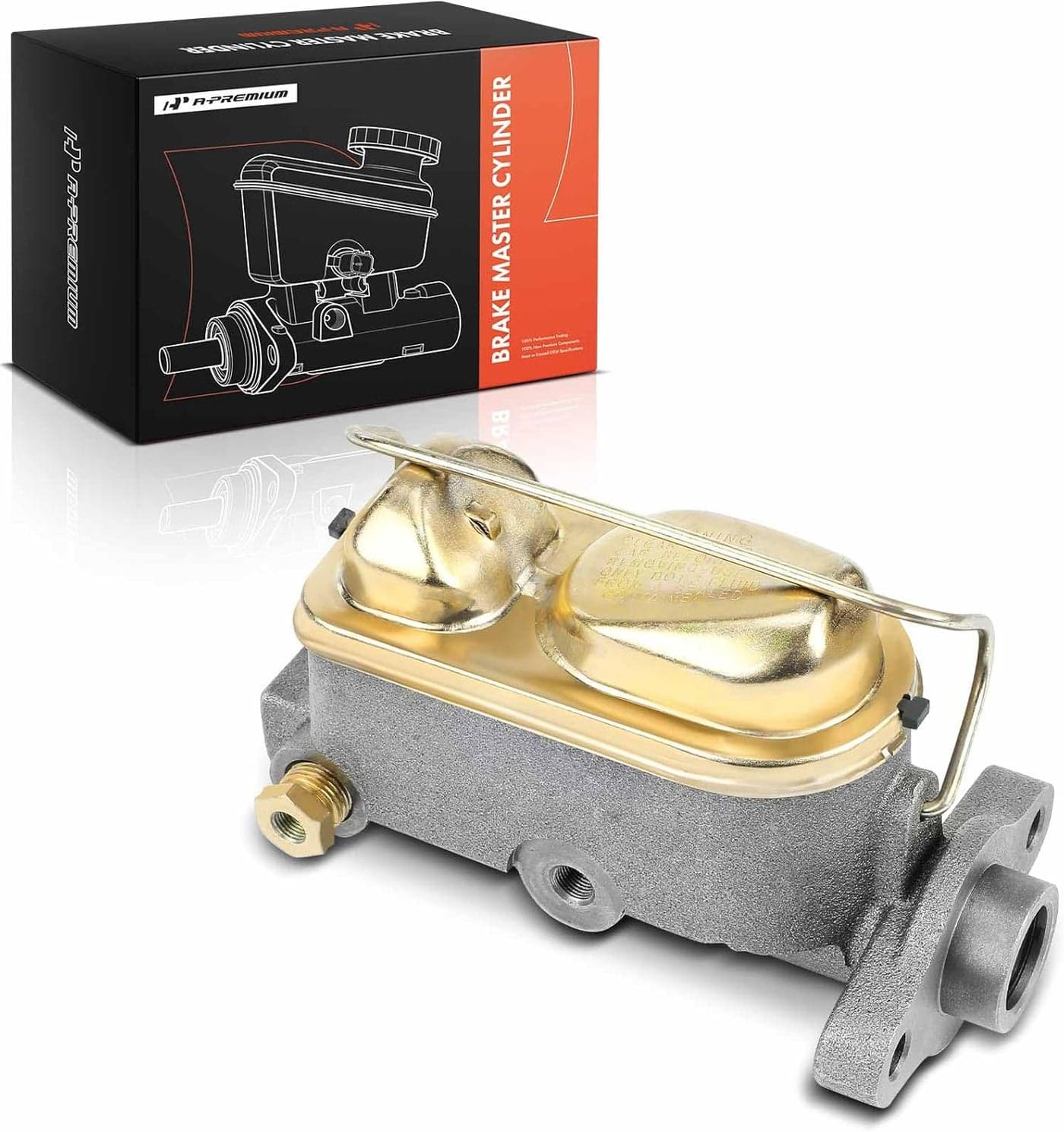 A-Premium Brake Master Cylinder with Reservoir and Cap for Ford Mustang and Mercury Cougar (1967-1972)
