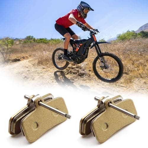URLWALL 2pcs Brake Pad for Sur Ron Light Bee X and S Segway X160 X260 Talaria Sting MX3 R MX4Altis SigmaRawrr Mantis XX160X260 Durable Rear Front Electric Bike Disc Brake Pads for Surron OEM
