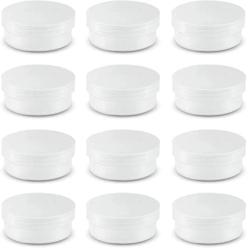 Amersumer 20Pack Round Clear Frosted Plastic Bead Storage Containers Box Case with Screw Top Lids,Cylinder Stackable Bead Containers for Make Up,Eye,Pills,Gems,Beads,Jewelry,Small Items,2.6x1 Inches