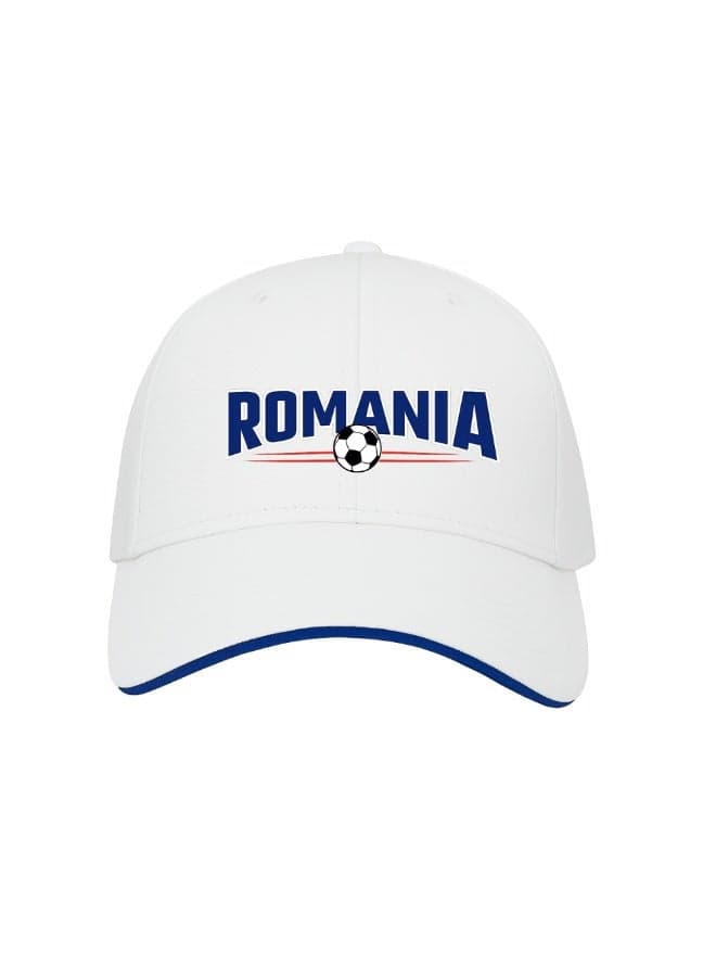 Romania Unisex Adult Football Cap For Both Men And Women With Metal Adjustable Buckle Closure-Perfect For Football Fans,Match Days,Outdoor Activities And Everyday Wear