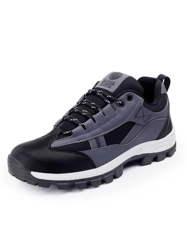 Bacca Bucci Forest Low-Top Hiking Boots for Men Grey UK 8