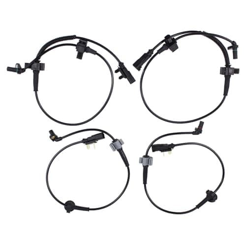 DriveFix Front and Rear Driver and Passenger Side ABS Sensor for Chevy Silverado 1500 2014-18, Tahoe 2015-17, GMC Sierra 1500 2014-18, Yukon 2015-17