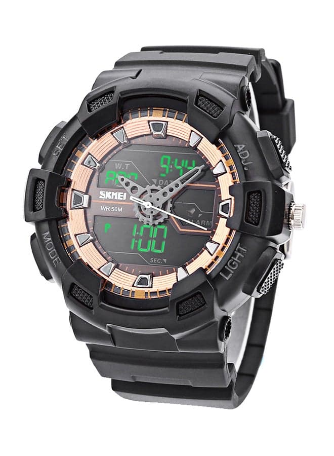 Men's Water Resistant Chronograph Digital Watch 1189