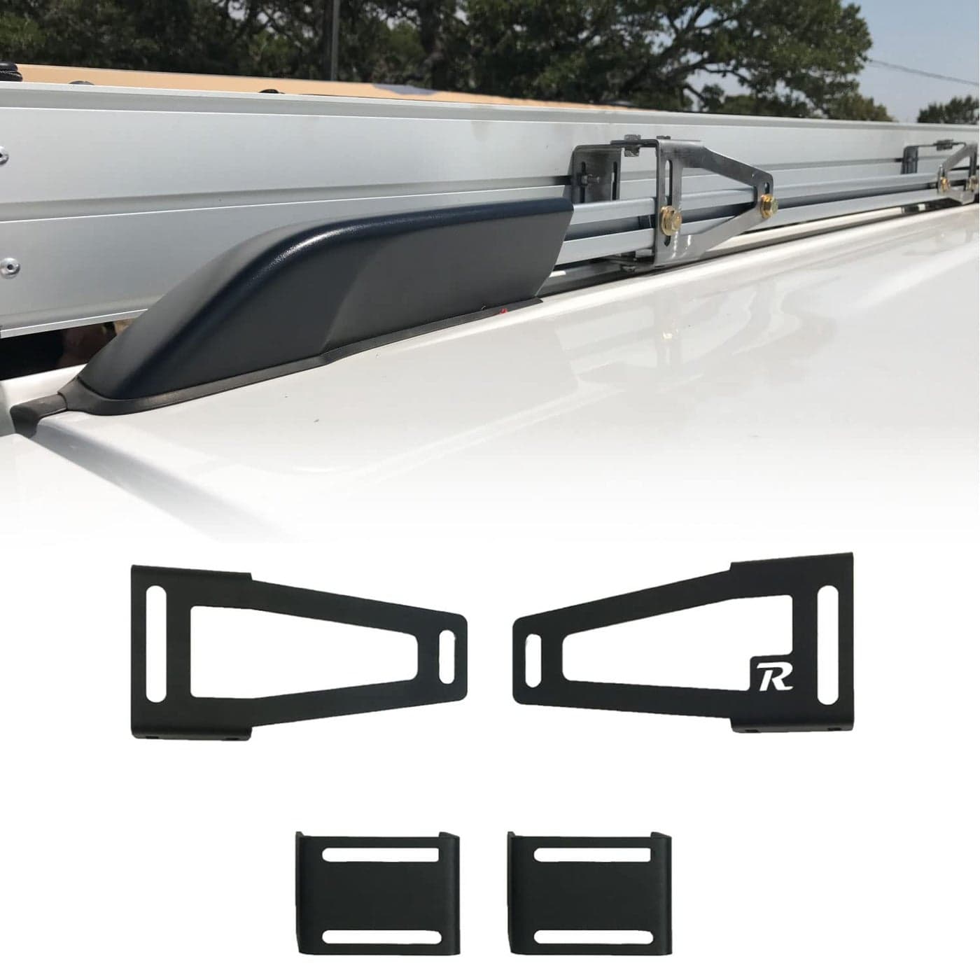 Rago Fabrication Canopy Awning Mounts for Factory Roof Rail for 19962023 Toyota 4Runner 3rd5th Gen Fits Factory Roof Rails Fits Most Aftermarket Canopies Made in The USA