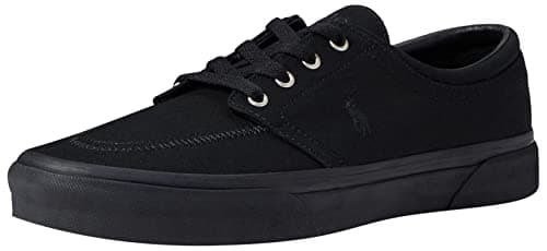 POLO RALPH LAUREN Faxon X Low-Top Canvas Sneaker Black/Black 9 D (M)