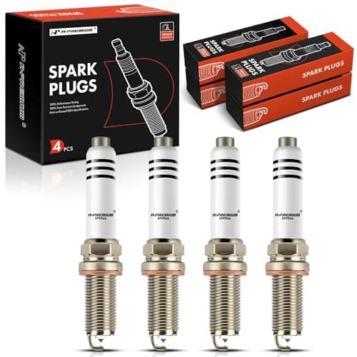 A-Premium Iridium Platinum Spark Plugs Compatible with Mercedes-Benz C300 2019-2020, E350 2020-2020, GLE350 2020-2021, GLC300 2020-2021, CLA250 2020-2021, CLA35 AMG, A220, A250, Pack of 4