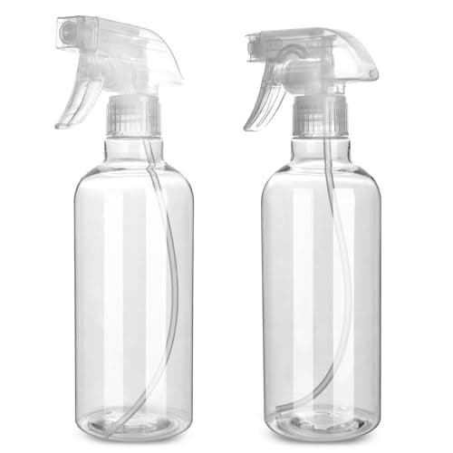 SANEMBER Plastic Spray Bottles 169oz2PackAdjustable Spray Bottles for Cleaning Empty Spray Bottle For Hair Plants Pet Vinegar CookingCleaning Solutions 2