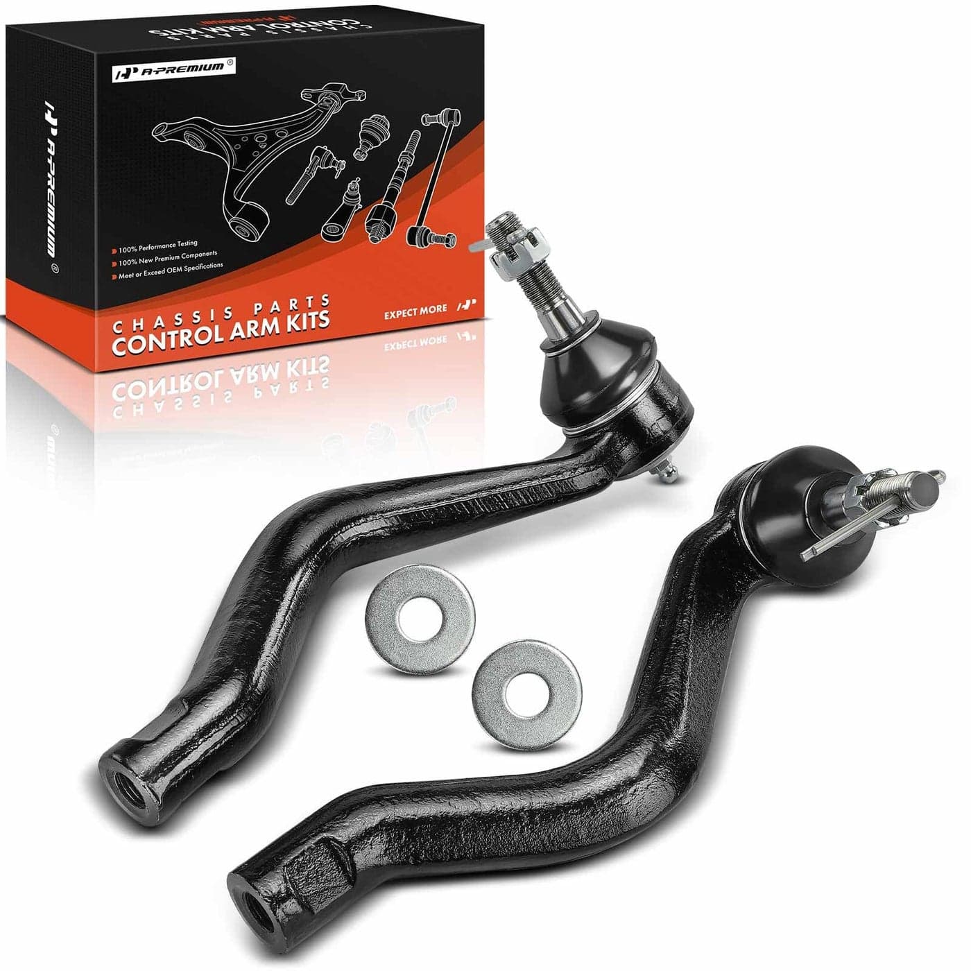 APremium 2 x Front Outer Tie Rod Ends Compatible with Lexus IS250 20062015 IS300 20162023 IS350 20112022 GS300 2006 GS350 20072011 20132020 RC300 20182022 RC350 20152022