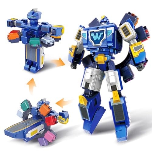 Super Wings Transforming Toys, 10 inch World Aircraft Transform Figures Toys, 3 in 1 Mode Rescue Bots Action Figure Toy Figures for 4-8 Year Old Boys, Plane Toy for Toddlers Kids Age 4 5 6 7 8