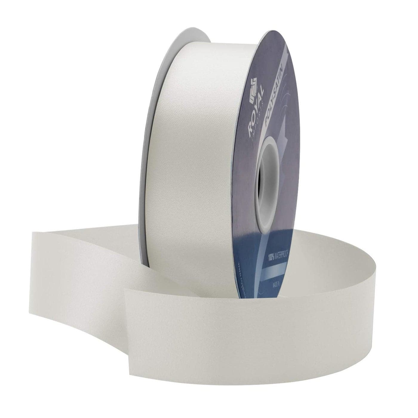 Royal Imports White Satin Ribbon 15 Inch 9 100 Yards Waterproof DoubleFaced Poly Ribbon for Flower Bouquets Crafts Gift Wrapping Made in Italy