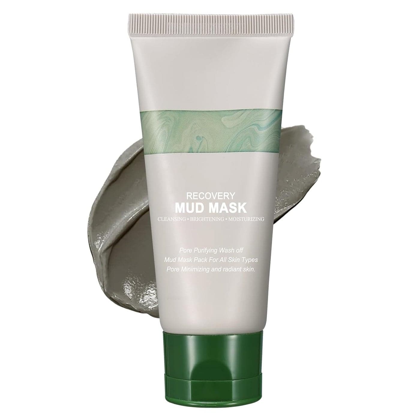 Recovery Mud Mask Relief Mud Mask for Face Body Deep Cleansing Hydrating Clay Mask Deep Pore Cleanser Oil Control Wash Off Body Mud