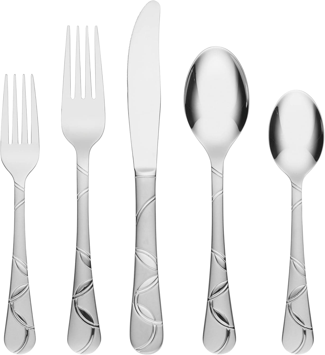 Cambridge Felicity Sand Piece Flatware Set 20 Count