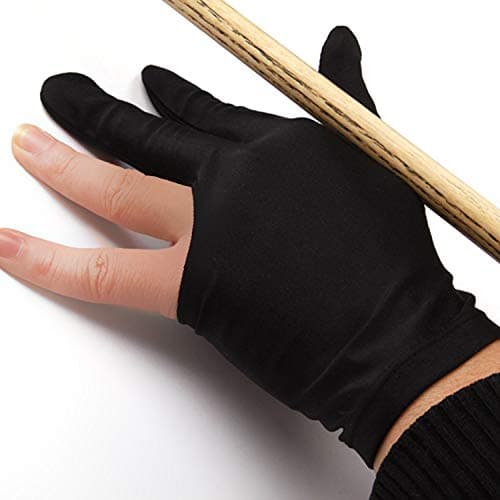 Laxmi Ganesh Billiard Snooker and Pool Gloves 1pcs (Black)