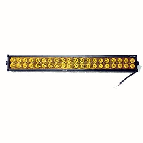 PRIKNIK 40 Led 120 Watt Auxiliary Bar Fog Light Bar Light White Off-Roading (22"-24" approximate)- Cars UniV-ersal Fitment (40 LED Bar Light Yellow)