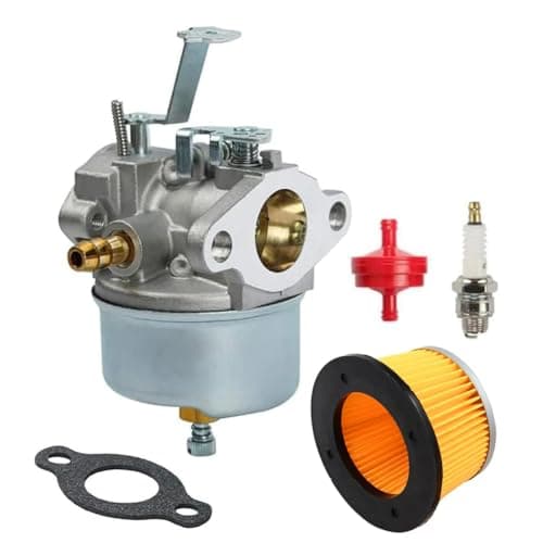 632230 Carburetor for Tecumseh 631828 631067 631067A 632076 H30 H50 H60 HH60 HH70 5hp 6hp 4 cycle Engine snowblowers Troy Bilt Horse Tiller carb with 30727 Air Filter kits