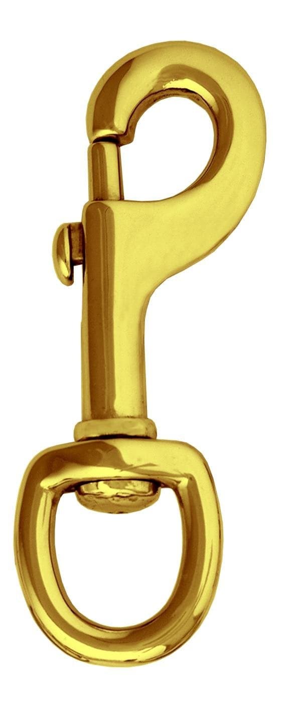Weaver Leather #225 Round Swivel Snap, Solid Brass, 1 1/4"