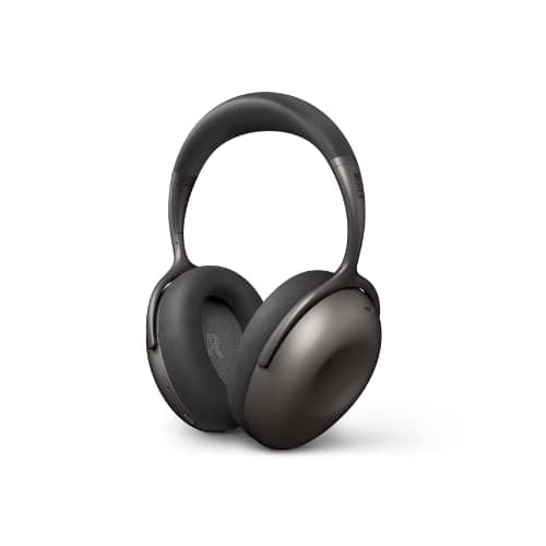 KEF Mu7 Noise Cancelling Wireless Headphones (Charcoal Grey), Adjustable